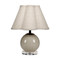 Jamie Young Dottie Blown Glass Table Lamp with Linen Shade - Taupe