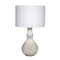 Jamie Young Droplet Ceramic Table Lamp with Linen Shade - Blue