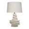 Jamie Young Dune Ceramic Table Lamp with Linen Shade