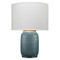 Jamie Young Graham Ceramic Table Lamp - Blue