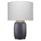 Jamie Young Graham Ceramic Table Lamp - Navy
