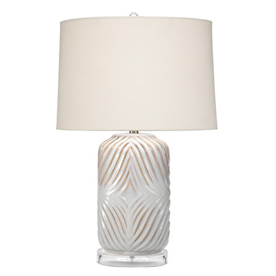 Jamie Young Harper Ceramic Table Lamp - White