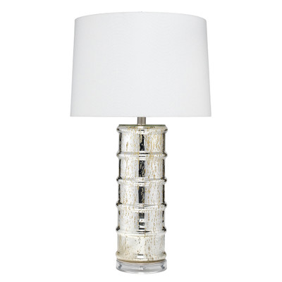 Jamie Young Irene Glass Table Lamp - Silver