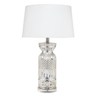 Jamie Young Isla Glass Table Lamp - Silver
