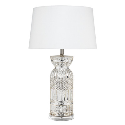 Jamie Young Isla Glass Table Lamp - Silver