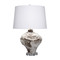 Jamie Young Maurice Ceramic Table Lamp with Linen Shade