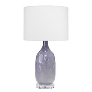 Jamie Young Maya Glass Table Lamp - Lavender