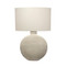 Jamie Young Moon Ceramic Table Lamp - Cream