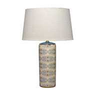 Jamie Young Orbital Ceramic Table Lamp with Linen Shade