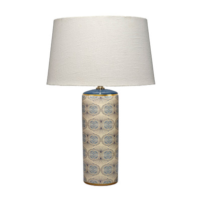 Jamie Young Orbital Ceramic Table Lamp with Linen Shade