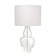 Jamie Young Poised Glass Table Lamp - Clear