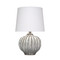 Jamie Young Reef Ceramic Table Lamp with Linen Shade
