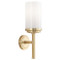 Halo Single Wall Sconce - Brushed Brass