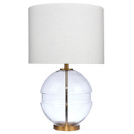 Jamie Young Satellite Glass Table Lamp - Antique Brass