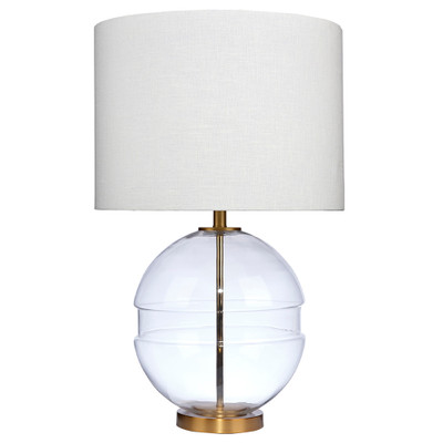 Jamie Young Satellite Glass Table Lamp - Antique Brass