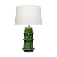 Jamie Young Saturn Ceramic Table Lamp with Linen Shade