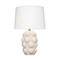 Jamie Young Silas Ceramic Table Lamp with Linen Shade