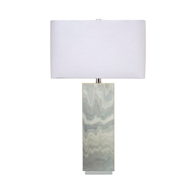 Jamie Young Summit Table Lamp - Pale Blue Lacquer