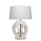 Jamie Young Swan Resin Table Lamp with Linen Shade