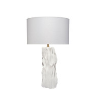 Jamie Young Sweetwood Ceramid Table Lamp with Linen Shade