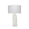 Jamie Young Sweetwood Ceramid Table Lamp with Linen Shade
