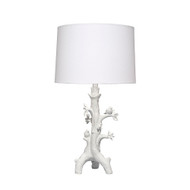 Jamie Young Sycamore Resin Table Lamp with Linen Shade