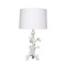 Jamie Young Sycamore Resin Table Lamp with Linen Shade