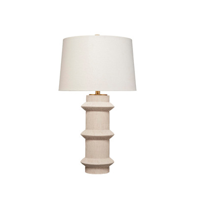 Jamie Young Trousdale Polyresin Table Lamp with Linen Shade