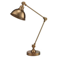 Jamie Young Wallace Adjustable Table Lamp - Antique Brass