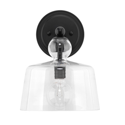Jamie Young Hudson Glass Wall Sconce - Black