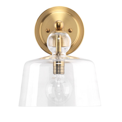 Jamie Young Hudson Glass Wall Sconce - Brass