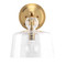 Jamie Young Hudson Glass Wall Sconce - Brass
