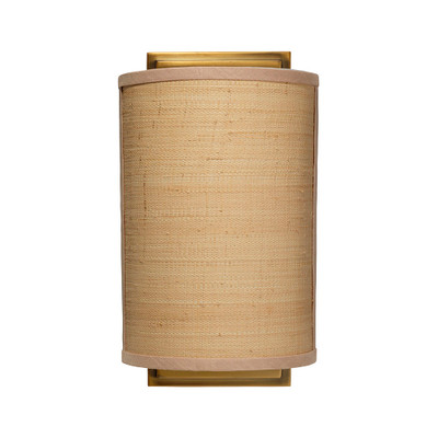 Jamie Young Riley Raffia 1-Light Wall Sconce