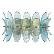 Jamie Young Coronet 1-Light Wall Sconce - Blue