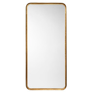 Jamie Young Capital Iron Rectangle Floor Mirror - Gold