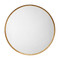 Jamie Young Refined Iron Round Large Wall Mirror - Gold
