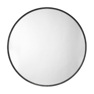 Jamie Young Refined Iron Round Extra Large Wall Mirror - Black