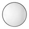 Jamie Young Refined Iron Round Extra Large Wall Mirror - Black