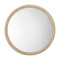 Jamie Young Riley Wood Round Wall Mirror - Large