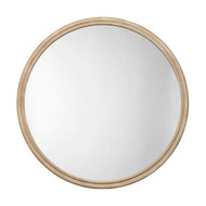 Jamie Young Riley Wood Round Wall Mirror - Extra Large