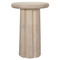Jamie Young Cremini Wood Side Table - Off-White