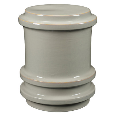 Jamie Young Reglet Ceramic Stool - White