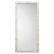 Jamie Young Heron Mother of Pearl Rectangle Floor Mirror