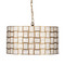 Jamie Young Cinema Faux Alabaster 3-Light Chandelier