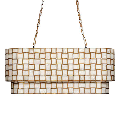 Jamie Young Premiere Faux Alabaster 7-Light Chandelier