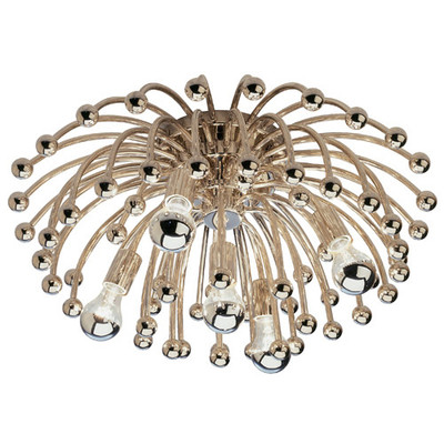 Anemone Flushmount - Polished Nickel