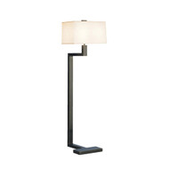 Doughnut "C" Floor Lamp - Deep Patina Bronze