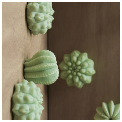 Wall Play - 'Cactus' - dark green Set of 10