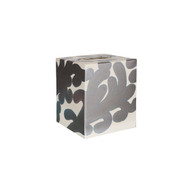 Kleenex Box Silver And Cream Pattern