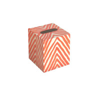Kleenex Box Orange And Cream Zebra